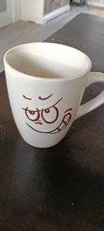 Leuke mok met gezicht, Keramiek, Ophalen of Verzenden, Zo goed als nieuw, Overige stijlen