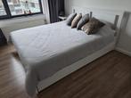 IKEA Songesand 160x200 bed wit + lattenbodem + bedlades, Ophalen, Wit, Tweepersoons, Zo goed als nieuw