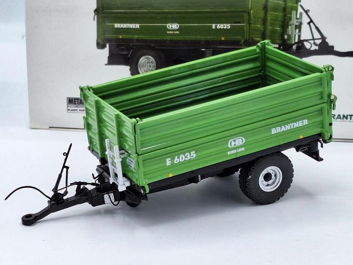 Brantner E6035 3-Zijde Kieper, Hobby en Vrije tijd, Modelauto's | 1:32, Zo goed als nieuw, Tractor of Landbouw, Overige merken