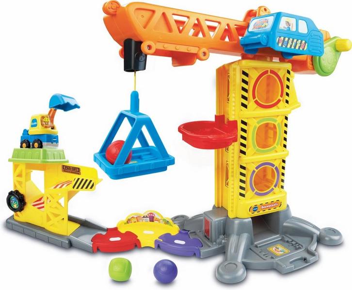 Vtech Guido Graafmachine Speelset bouwplaats toet toet, Kinderen en Baby's, Speelgoed | Vtech, Gebruikt, 2 tot 4 jaar, Ophalen