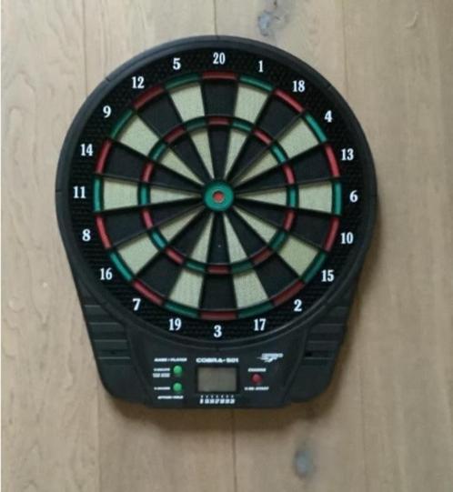 Te koop aangeboden Carromco Cobra 501 electronisch dartbord, Kinderen en Baby's, Speelgoed | Educatief en Creatief, Ophalen of Verzenden
