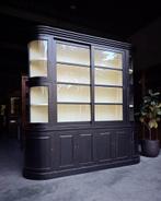 Chique zwarte winkelvitrine | Grote / brede buffetkast #2324, Ophalen of Verzenden