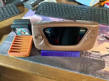 Sega gamegear game gear met ips lcd scherm, 3 games beschikbaar voor biedingen