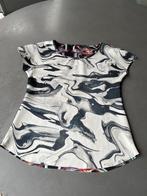 Lizzy & Coco top, 2 kanten draagbaar, maat M/L, Maat 38/40 (M), Verzenden, Zwart, Korte mouw