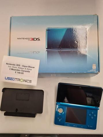 Nintendo 3DS - Aqua Blauw  beschikbaar voor biedingen