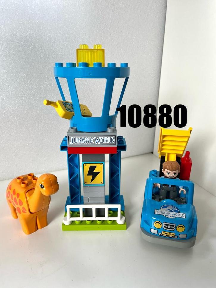 Duplo 10880 - Jurrassic World T-Rex Toren,, Kinderen en Baby's, Speelgoed | Duplo en Lego, Gebruikt, Duplo, Ophalen of Verzenden
