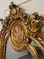 Grote gouden Louis XVI stijl Spiegel, Huis en Inrichting, Woonaccessoires | Spiegels, Zo goed als nieuw, Ophalen