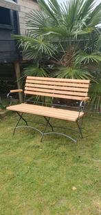 Opklapbare douglas tuinbank, Ophalen of Verzenden, Zo goed als nieuw, Hout