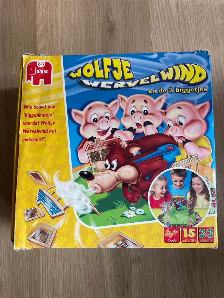 Wolfje Wervelwind Bordspel Jumbo, Een of twee spelers, Ophalen of Verzenden, Gebruikt