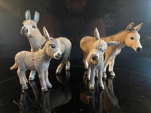 Schleich Farmlife: Ezel set, Verzamelen, Dierenverzamelingen, Zo goed als nieuw, Beeldje of Figuurtje, Paard, Ophalen of Verzenden