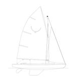 Bouwtekening  BMer 16 m² klasse zeilboot, Ophalen of Verzenden, Nieuw