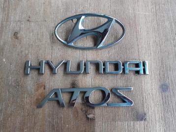 LOGO SET ACHTERKLEP - Voor een HYUNDAI ATOS - Compleet beschikbaar voor biedingen