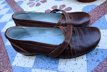 Maat 37 * Cognac-bruine Wolky instapper beschikbaar voor biedingen