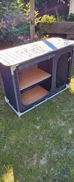Travel & co campingkastje met keuken, Caravans en Kamperen, Ophalen, Zo goed als nieuw, Campingkast