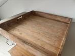 Groot houten dienblad van Pronto Wonen - 80x80 cm, Huis en Inrichting, Woonaccessoires | Dienbladen, Ophalen, Gebruikt, Vierkant