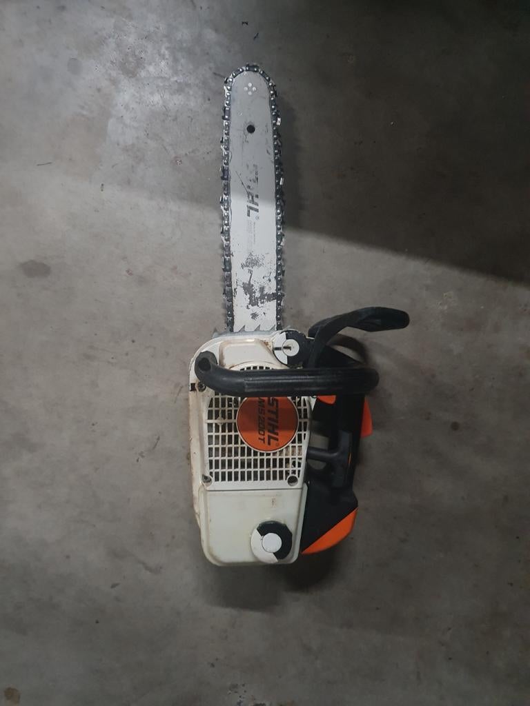 Stihl ms 200 t motorzaag, Ophalen, Gebruikt