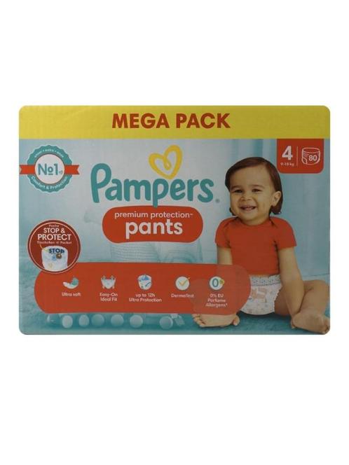 80 Pampers Premium Protection Pants luierbroekjes - Maat 4, Kinderen en Baby's, Badjes en Verzorging, Nieuw, Overige typen, Verzenden
