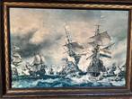 Schilderij de slag bij texel, Antiek en Kunst, Ophalen