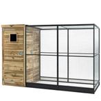 Voldux Houten Aluminium Volière Thomas, Dieren en Toebehoren, Ophalen of Verzenden, Nieuw, Aluminium, Volière