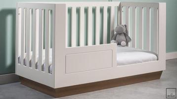 Ledikant/ meegroeibed wit + matras + topper - NIEUW IN DOOS! beschikbaar voor biedingen