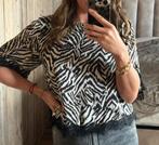 Josh V top met zebra print in maat S., Zwart, Ophalen of Verzenden, Zo goed als nieuw, Korte mouw