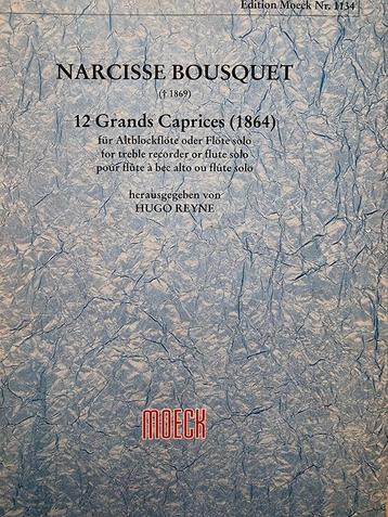 Moeck. Narcisse Bousquet. Voor Altblokfluit. beschikbaar voor biedingen