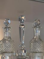 Antiek Kristallen Olie & Azijn Set, Diamant Slijpsel, Antiek en Kunst, Antiek | Glas en Kristal, Ophalen