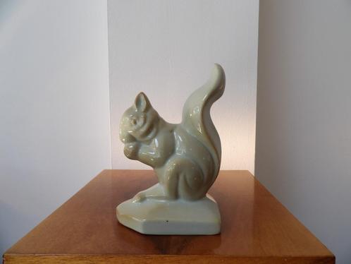 Art Deco Eekhoorn porselein, Fontinelle, Antiek en Kunst, Antiek | Keramiek en Aardewerk, Ophalen of Verzenden