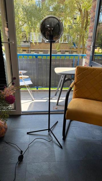Pallon vloerlamp zwart met smoke glas beschikbaar voor biedingen