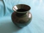 Vintage donkergroene vaas Sia collection Sweden, Ophalen of Verzenden