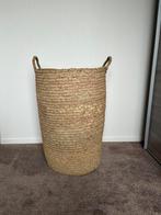 Grote rieten mand, Ophalen, Zo goed als nieuw, Rond, Riet