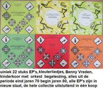 uniek 22 stuks Nederlands talige ep's, kinderliedjes/verhaal beschikbaar voor biedingen