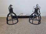Stoere industriële hanglamp, Ophalen of Verzenden, Gebruikt, Minder dan 50 cm