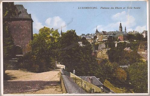 Luxembourg Plateau du Rham et Ville haute 30er jaren, Verzamelen, Ansichtkaarten | Buitenland, Ongelopen, België en Luxemburg