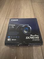 Sx740 powershot zwart, Audio, Tv en Foto, Fotocamera's Digitaal, Ophalen, Canon, Compact, Zo goed als nieuw