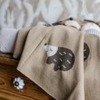 MINI BLANKET HEDGEHOG, BROWN, KHAKI, Ophalen, Jongetje of Meisje, Juffrouw Kwast, Deken of Dekbed