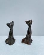 Antieke bronzen katjes, Antiek en Kunst, Ophalen of Verzenden