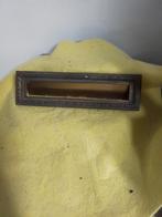 14130 ) mooie oude brievenbus klep  320x90 mm, Tuin en Terras, Brievenbussen, Ophalen of Verzenden, Overige materialen