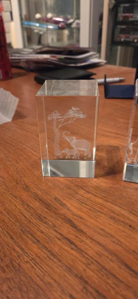 Glazen objecten met dierenmotief, Antiek en Kunst, Antiek | Glas en Kristal, Ophalen of Verzenden