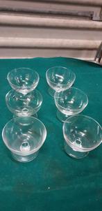 dessert schaaltjes van glas 6 stuks, Ophalen of Verzenden, 'T Olde Gre-j, Info@toldegrej.nl, Endepoelstraat 20f Didam