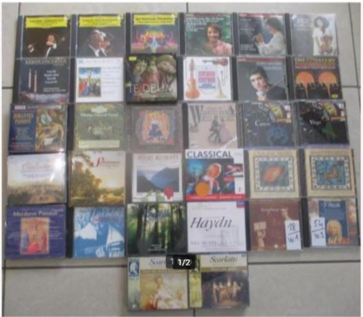 60 Prima Originele Klassieke CD's, Cd's en Dvd's, Cd's | Klassiek, Zo goed als nieuw, Overige typen, Classicisme, Ophalen of Verzenden