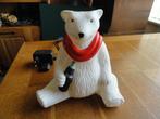 Coca Cola Polar Bear (IJsbeer) Tafel Lamp (25cm), Verzenden, Zo goed als nieuw, Lichtbak of (neon) lamp