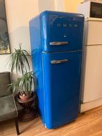 Blauwe SMEG Koelkast FAB30BL7 (op begane grond), Witgoed en Apparatuur, Koelkasten en IJskasten, Ophalen, Gebruikt, 200 liter of meer
