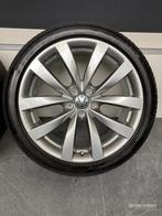 19” originele Volkswagen Passat B7 B8 velgen + banden 5x112, 19 inch, Gebruikt, Banden en Velgen, Ophalen of Verzenden