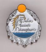 Indian business Management wit op koper PIN ( BLAD6_613 ), Verzamelen, Speldjes, Pins en Buttons, Verzenden, Nieuw, Stad of Land