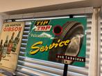 TipTop Service oud reclamebord 1960, Verzamelen, Merken en Reclamevoorwerpen, Reclamebord, Gebruikt, ., Ophalen of Verzenden