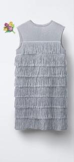 Zara glitterjurk met franjes, Ophalen of Verzenden, Nieuw, Overige maten