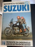 werkplaatshandboek SUZUKI GS550 & GS750; 17,95 euro, Ophalen of Verzenden, Suzuki