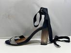 Asos White, maat 38 marine blauwe wikkel sandalen, Sandalen of Muiltjes, Zo goed als nieuw, Asos, Verzenden