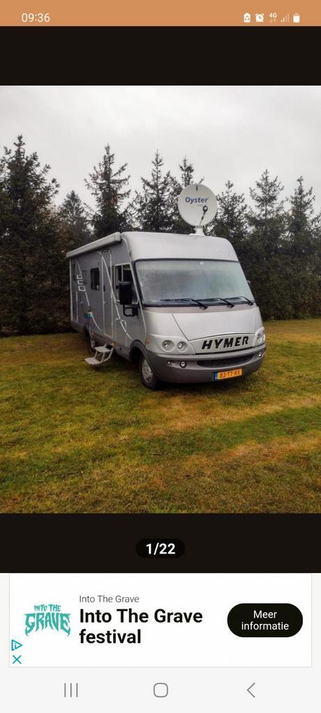 Te koop Hymer B 524, Caravans en Kamperen, Campers, Particulier, Integraal, tot en met 3, Hymer, Diesel, Ophalen